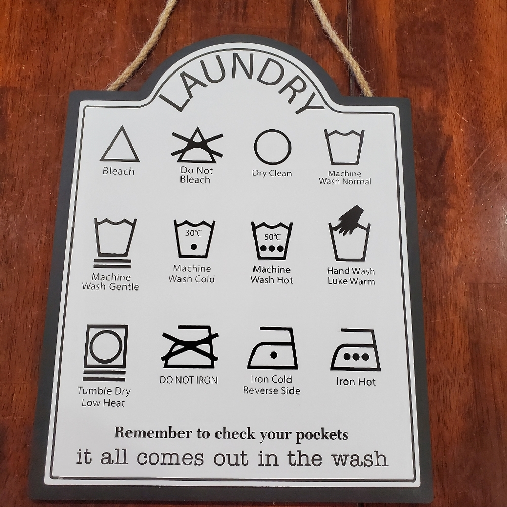 Laundry room wall decor